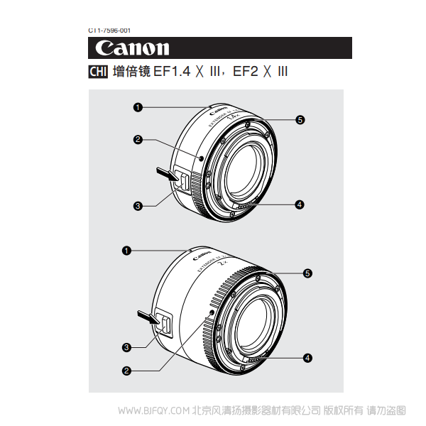佳能 EXTENDER EF2X III 2倍增距鏡 1.4倍 1.4X 第三代 兼容列表 說明書下載 使用手冊 pdf 免費 操作指南 如何使用 快速上手