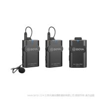 博雅 BOYA BY-WM4 PRO K2 數(shù)字雙通道無(wú)線(xiàn)麥克風(fēng)  WM4PROK2 一拖二 無(wú)線(xiàn)收音話(huà)筒