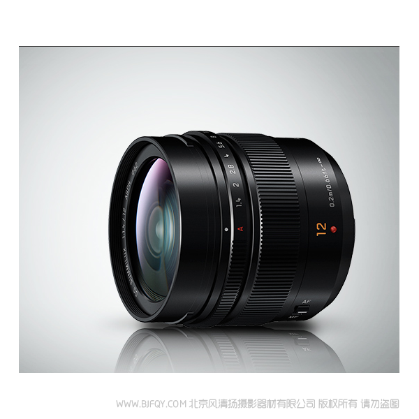 松下 Lumix G H-X012GK F1.4大光圈大廣角定焦專業鏡頭 12mmF1.4 廣角定焦 M43卡口