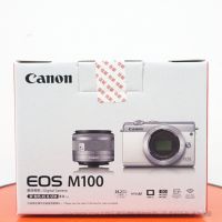 【停產(chǎn)】佳能（Canon）EOS M100 微單相機(jī) 數(shù)碼相機(jī) 微單套機(jī) 灰色（15-45 微單鏡頭鏡頭）Vlog相機(jī) 視頻拍攝