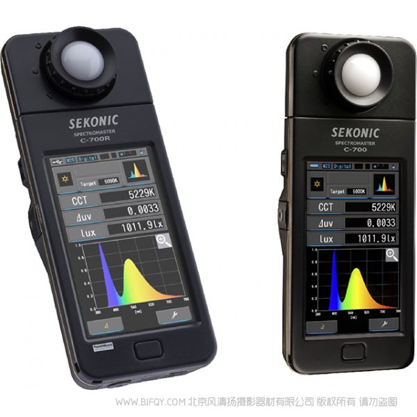 【停產(chǎn)】世光 C700 具有內(nèi)置PocketWizard觸發(fā)功能的Sekonic C-700R SPECTROMASTER光譜儀 C700系列觸摸屏測(cè)光表C700和C-700R