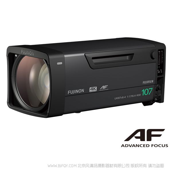 富士 UA107x8.4BESM AF 4K的廣播電視鏡頭 自動自動對焦 8.4mm-900mm的焦段