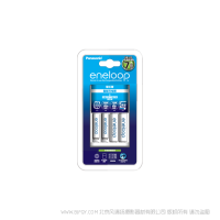 松下eneloop 愛樂普 愛老婆智能充電器高性能5號2粒7號2粒電池套裝  K-KJ17MCC22W 5號2節(jié)7號2節(jié)