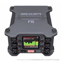 Zoom F6 現場記錄儀 錄音筆 XLR錄音   32 位浮點記錄和一對 AD 轉換器的專業現場錄音機