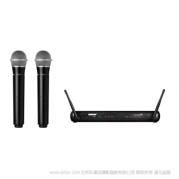 Shure 舒爾 SVX288/PG28 雙人聲無線系統 一拖二手持麥克風套包
