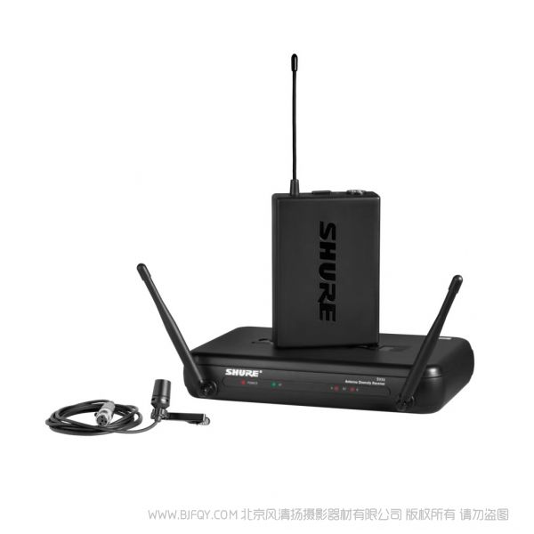 Shure 舒爾 SVX14/CVL 無(wú)線演示系統(tǒng) 無(wú)線領(lǐng)夾麥克風(fēng)一拖一