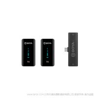 BOYA 博雅 BY-XM6-S6 2.4GHz雙通道無線麥克風(fēng)系統(tǒng)  Typec C口 1V2 一拖二 