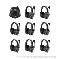 Saramonic 楓笛 WiTalk WT9D 雙包耳八發(fā)一收一腰包全雙工通話耳機(jī)對(duì)講系統(tǒng) 一拖八內(nèi)通
