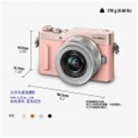 松下（Panasonic）GF10K微型單電套機（12-32mm鏡頭）4K美顏自拍神器、夜景自拍、WIFI傳輸 玫瑰金粉